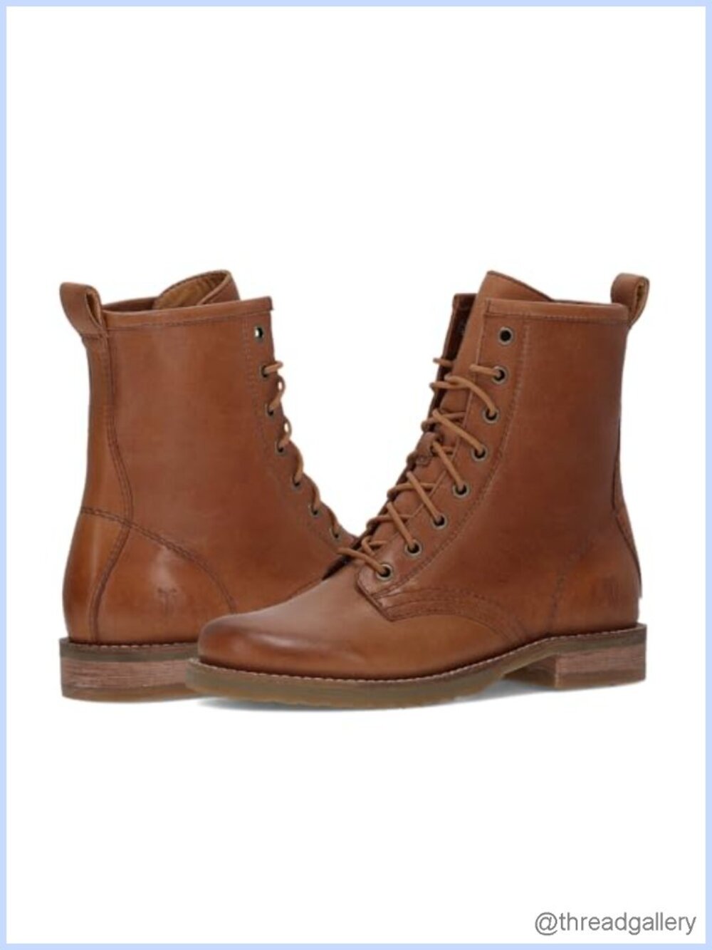 Leather Combat Boots with Stitch-Down Welt Construction and Leather Lining